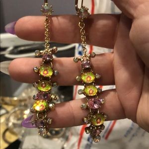 Betsey Johnson caterpillar 🐛 lever back earrings
